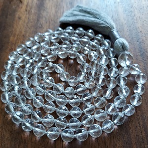 Clear quartz Mala
